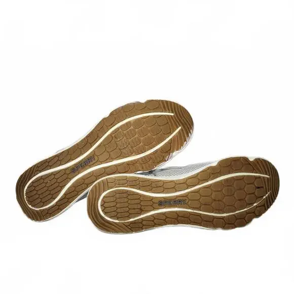 Sperry Mens 7 Seas 3-Eye Mesh Boat Shoes Gray Casual Size 12 - Picture 9 of 13